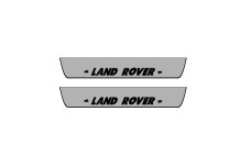 Door sills for Land Rover Discovery III 2004-2009 with logo Land Rover (rear doors)