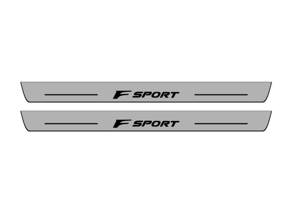 Door sills for Lexus IS IV 2020+ with logo F Sport (front doors)