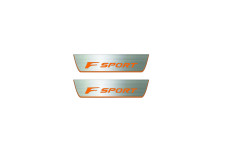 Door sills for Lexus IS IV 2020+ with logo F Sport (rear doors) Door sills for Lexus IS IV 2020+ with logo F Sport (rear doors)