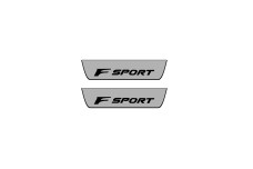 Door sills for Lexus IS IV 2020+ with logo F Sport (rear doors)