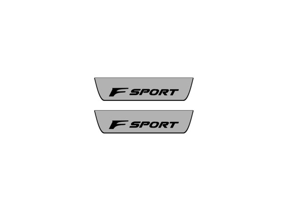 Door sills for Lexus IS IV 2020+ with logo F Sport (rear doors)