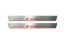 Door sills for Lexus NX I 2014-2021 with logo F Sport (front doors) Door sills for Lexus NX I 2014-2021 with logo F Sport (front doors)