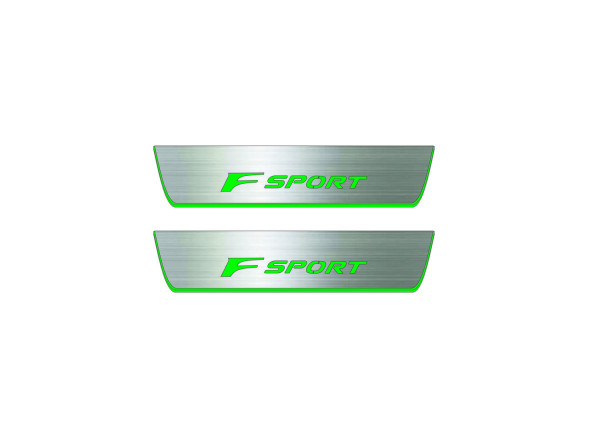 Door sills for Lexus RX V 2023+ with logo F Sport (rear doors) Door sills for Lexus RX V 2023+ with logo F Sport (rear doors)