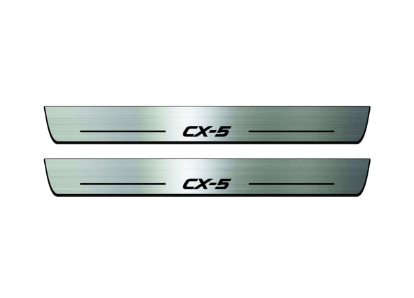 Door sills for Mazda CX-5 II 2017-2025 (front doors) Door sills for Mazda CX-5 II 2017-2025 (front doors)