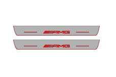 Door sills for Mercedes C-Class W205 2014-2021 with logo AMG (front doors)
