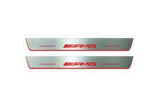 Door sills for Mercedes C-Class W205 2014-2021 with logo AMG (front doors) Door sills for Mercedes C-Class W205 2014-2021 with logo AMG (front doors)