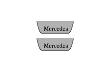 Door sills for Mercedes C-Class W205 2014-2021 (rear doors)