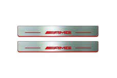 Door sills for Mercedes C-Class W206 2021+ with logo AMG (front doors) Door sills for Mercedes C-Class W206 2021+ with logo AMG (front doors)