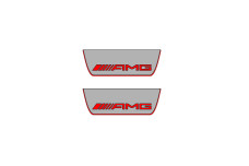 Door sills for Mercedes CLA-Class I W117 2013-2019 with logo AMG (rear doors)