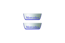 Door sills for Mercedes CLA-Class I W117 2013-2019 (rear doors) Door sills for Mercedes CLA-Class I W117 2013-2019 (rear doors)
