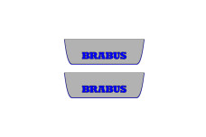 Door sills for Mercedes E-Class W213 2016-2023 with logo Brabus (rear doors)