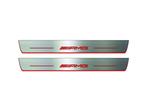 Door sills for Mercedes G-Class W464 2018+ with logo AMG (front doors) Door sills for Mercedes G-Class W464 2018+ with logo AMG (front doors)