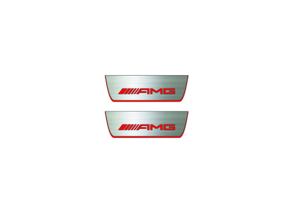 Door sills for Mercedes G-Class W464 2018+ with logo AMG (rear doors) Door sills for Mercedes G-Class W464 2018+ with logo AMG (rear doors)