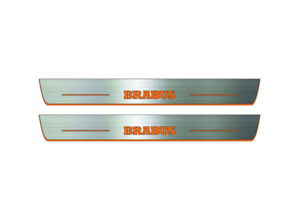 Door sills for Mercedes G-Class W464 2018+ with logo Brabus (front doors) Door sills for Mercedes G-Class W464 2018+ with logo Brabus (front doors)