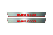 Door sills for Mercedes G-Class W464 2018+ with logo Brabus G800 (front doors)