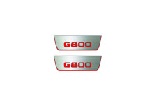 Door sills for Mercedes G-Class W464 2018+ with logo Brabus G800 (rear doors)