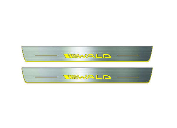 Door sills for Mercedes G-Class W464 2018+ with logo WALD (front doors) Door sills for Mercedes G-Class W464 2018+ with logo WALD (front doors)