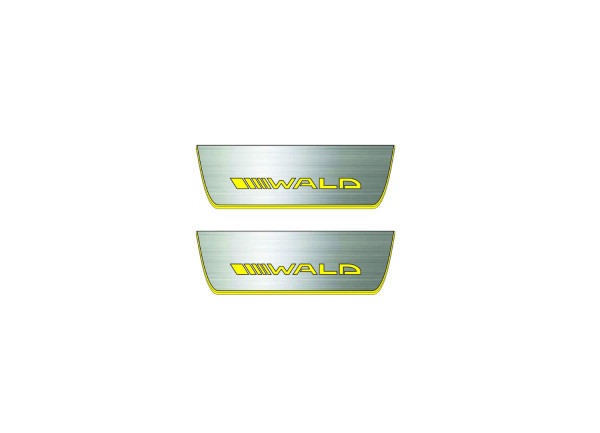 Door sills for Mercedes G-Class W464 2018+ with logo WALD (rear doors) Door sills for Mercedes G-Class W464 2018+ with logo WALD (rear doors)