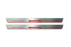 Door sills for Mercedes GLK-Class X204 2008-2015 with logo AMG (front doors) Door sills for Mercedes GLK-Class X204 2008-2015 with logo AMG (front doors)
