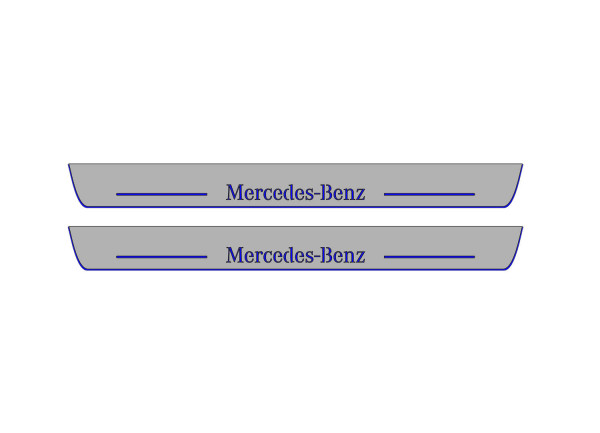 Door sills for Mercedes ML-Class W166 2011-2015 (front doors)