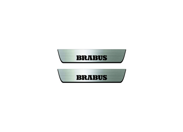 Door sills for Mercedes GLE II W167 2019+ with logo Brabus (rear doors) Door sills for Mercedes GLE II W167 2019+ with logo Brabus (rear doors)