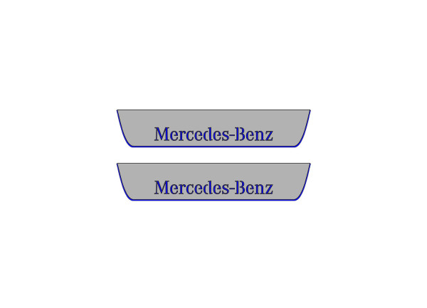 Door sills for Mercedes ML-Class W166 2011-2015 (rear doors)