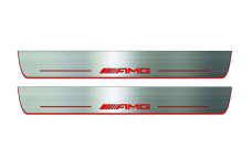 Door sills for Mercedes ML-Class W164 2005-2011 with logo AMG (front doors) Door sills for Mercedes ML-Class W164 2005-2011 with logo AMG (front doors)