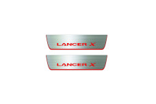 Door sills for Mitsubishi Lancer X 2007-2017 (rear doors) Door sills for Mitsubishi Lancer X 2007-2017 (rear doors)