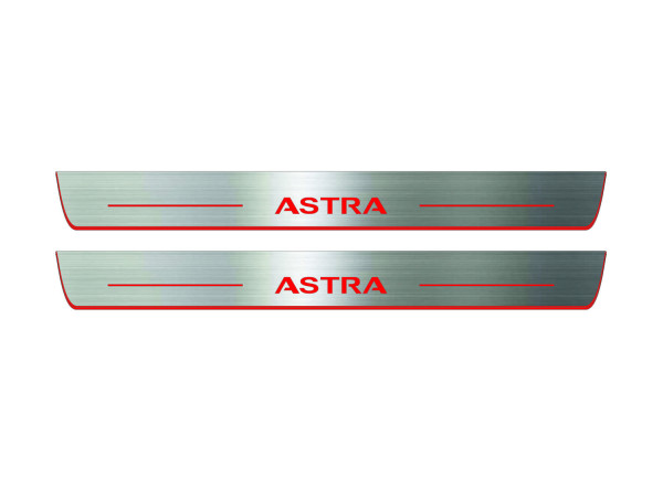 Door sills for Opel Astra H 2004-2009 (front doors) Door sills for Opel Astra H 2004-2009 (front doors)