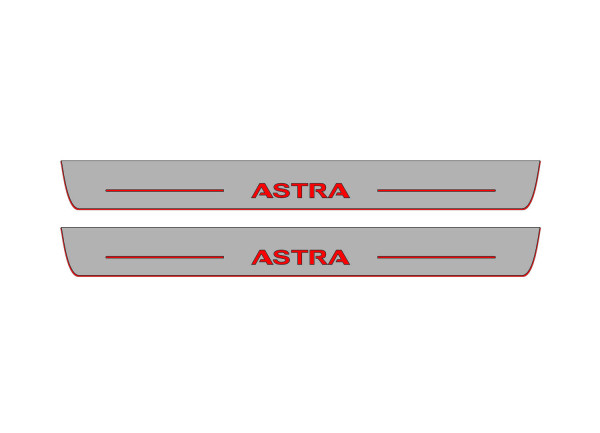Door sills for Opel Astra H 2004-2009 (front doors)