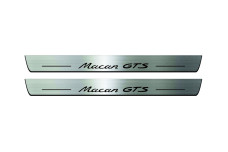 Door sills for Porsche Macan I 2014-2024 with logo Macan GTS (front doors)
