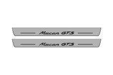 Door sills for Porsche Macan I 2014-2024 with logo Macan GTS (front doors)