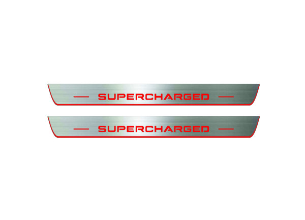 Door sills for Range Rover IV 2012-2022 with logo Supercharged (front doors) Door sills for Range Rover IV 2012-2022 with logo Supercharged (front doors)