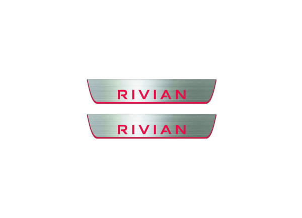 Door sills for Rivian R1T 2021+ (rear doors) Door sills for Rivian R1T 2021+ (rear doors)