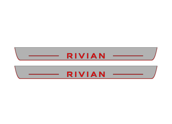 Door sills for Rivian R1S 2022+ (front doors) Door sills for Rivian R1S 2022+ (front doors)
