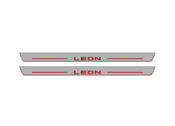 Door sills for Seat Leon III 2013-2020 (front doors)