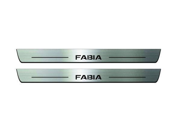 Door sills for Skoda Fabia III 2014-2021 (front doors) Door sills for Skoda Fabia III 2014-2021 (front doors)