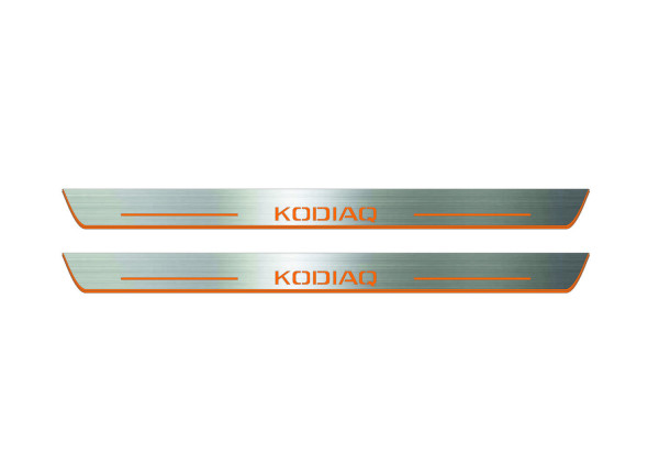 Door sills for Skoda Kodiaq I 2016-2023 (front doors) Door sills for Skoda Kodiaq I 2016-2023 (front doors)