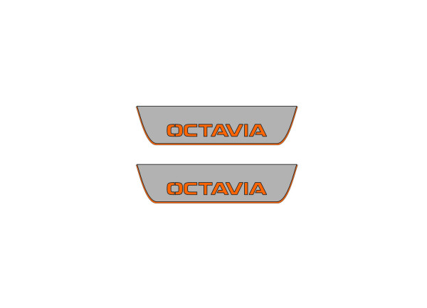 Door sills for Skoda Octavia III (A7) 2013-2020 (rear doors)