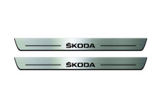 Door sills for Skoda Octavia III (A7) 2013-2020 with logo Skoda (front doors)