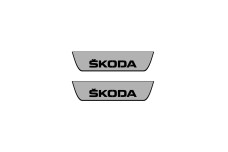 Door sills for Skoda Octavia III (A7) 2013-2020 with logo Skoda (rear doors)