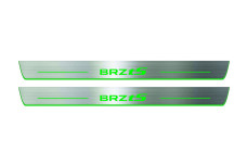 Door sills for Subaru BRZ II 2021+ with logo BRZ Ts (front doors)