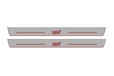 Door sills for Subaru BRZ II 2021+ with logo STI (front doors)