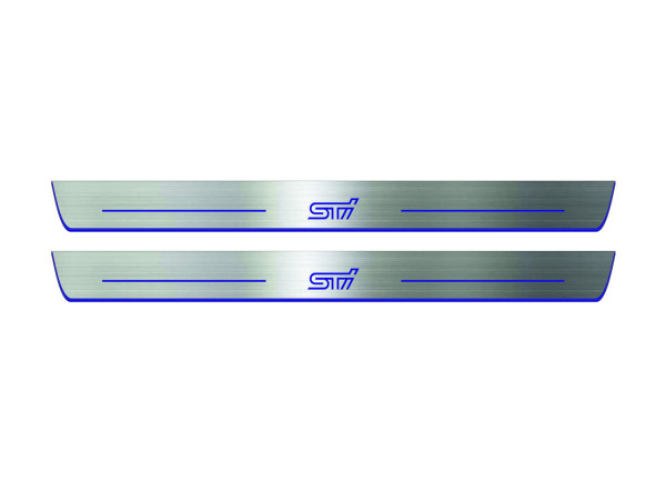 Door sills for Subaru BRZ II 2021+ with logo STI (front doors) Door sills for Subaru BRZ II 2021+ with logo STI (front doors)