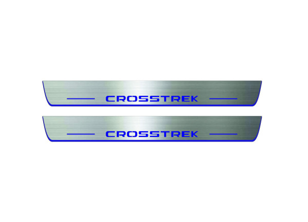 Door sills for Subaru Crosstrek II 2017-2022 (front doors) Door sills for Subaru Crosstrek II 2017-2022 (front doors)