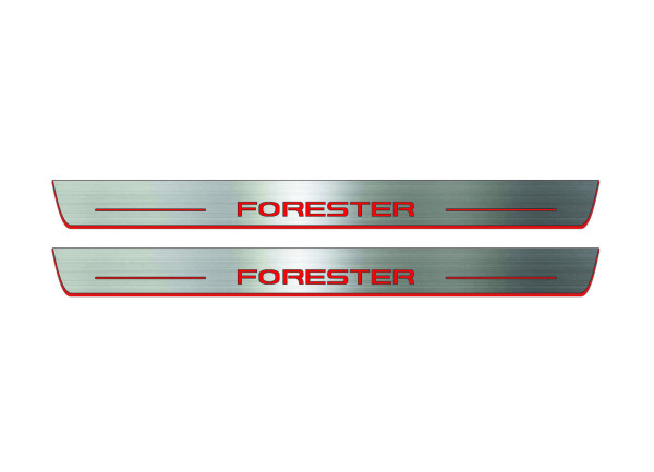 Door sills for Subaru Forester III 2007-2012 (front doors) Door sills for Subaru Forester III 2007-2012 (front doors)