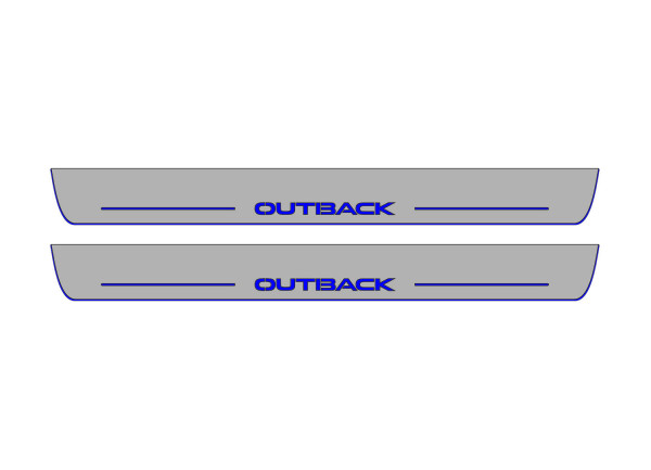 Door sills for Subaru Outback IV 2009-2014 (front doors)
