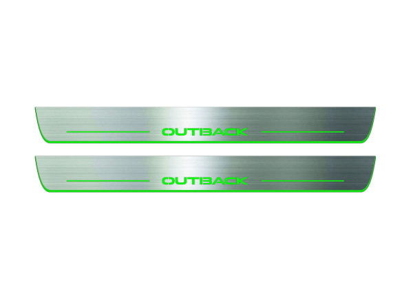 Door sills for Subaru Outback IV 2009-2014 (front doors) Door sills for Subaru Outback IV 2009-2014 (front doors)