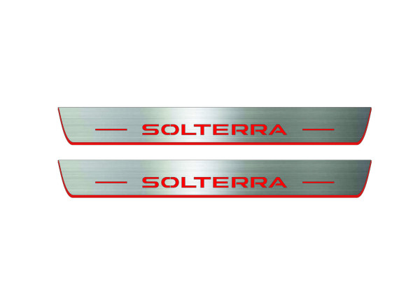 Door sills for Subaru Solterra 2022+ (front doors) Door sills for Subaru Solterra 2022+ (front doors)