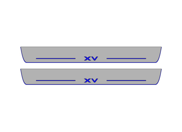 Door sills for Subaru XV II 2017-2022 (front doors)